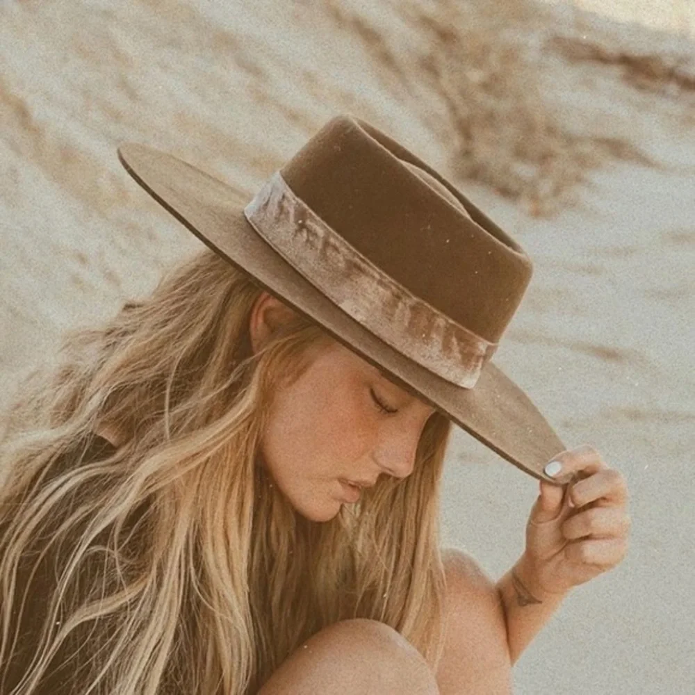 Lack of Color Juno brown boater hat - Picture 5 of 5